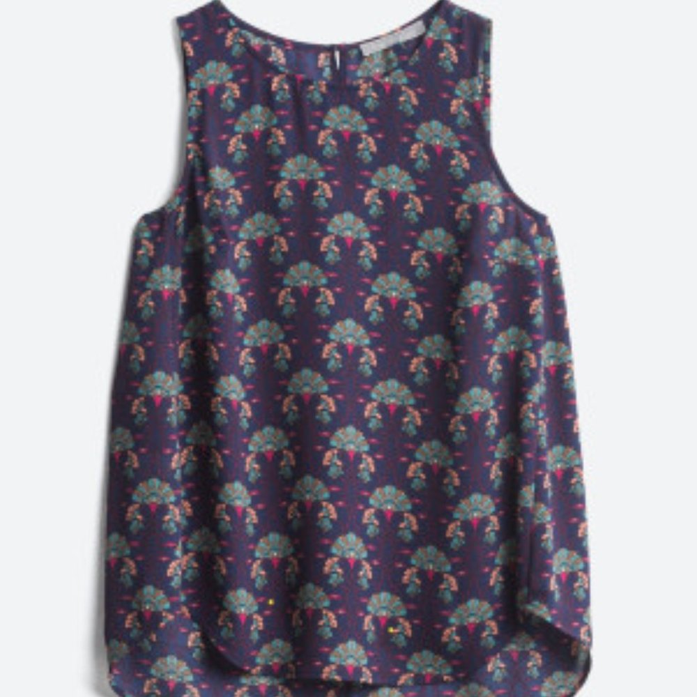 Graphic Print Albado Crew Neck Blouse